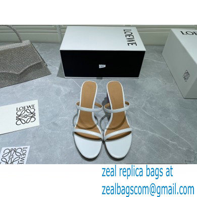 Loewe Heel 6cm Soap Sandals White 2022