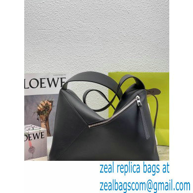 Loewe Large Puzzle Hobo bag in nappa calfskin Black 2022