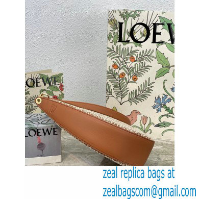 Loewe Luna bag in Anagram jacquard and classic calfskin Brown 2022
