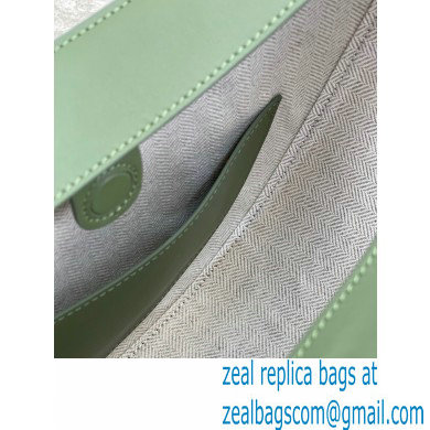 Loewe Luna bag in Anagram jacquard and classic calfskin Green 2022