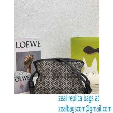 Loewe Mini Flamenco Clutch Bag in Anagram jacquard and calfskin Black 2022