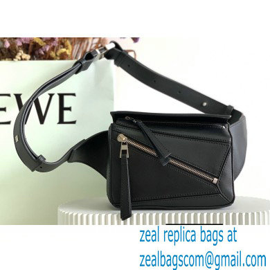 Loewe Mini Puzzle bumbag in classic calfskin Black 2022 - Click Image to Close