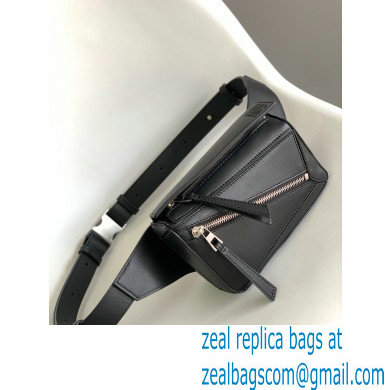 Loewe Mini Puzzle bumbag in classic calfskin Black 2022 - Click Image to Close