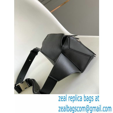 Loewe Mini Puzzle bumbag in classic calfskin Black 2022 - Click Image to Close