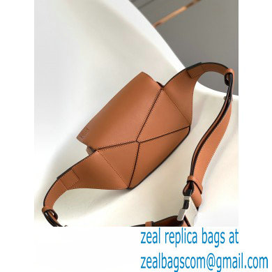 Loewe Mini Puzzle bumbag in classic calfskin Brown 2022 - Click Image to Close