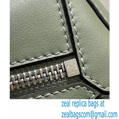 Loewe Mini Puzzle bumbag in classic calfskin Green 2022