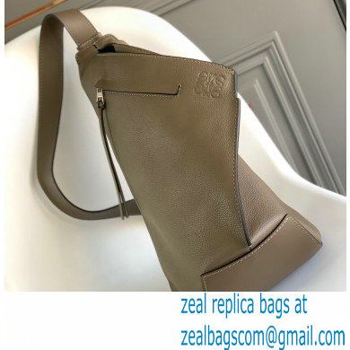 Loewe Small Anton backpack Bag in soft grained calfskin Etoupe 2022