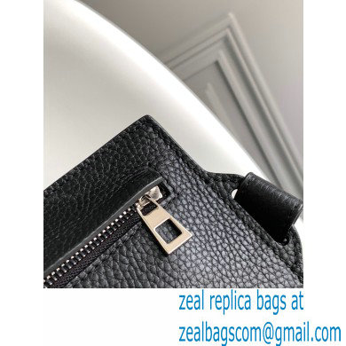 Loewe Vertical T Pocket Bag in grained calfskin Black 2022 - Click Image to Close