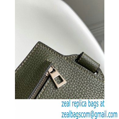 Loewe Vertical T Pocket Bag in grained calfskin Green 2022 - Click Image to Close