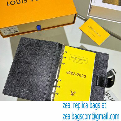 Louis Vuitton Medium Ring Agenda Cover Damier Graphite Canvas R20242 - Click Image to Close