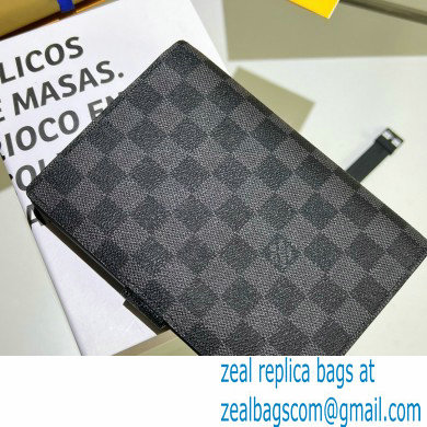 Louis Vuitton Medium Ring Agenda Cover Damier Graphite Canvas R20242 - Click Image to Close