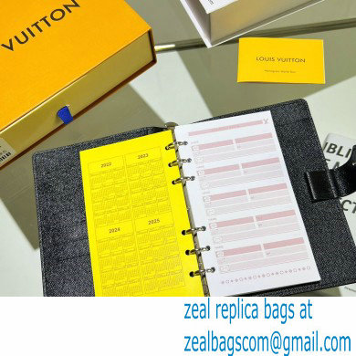 Louis Vuitton Medium Ring Agenda Cover EPI Leather Black R20202 - Click Image to Close