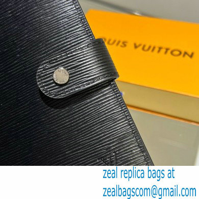 Louis Vuitton Medium Ring Agenda Cover EPI Leather Black R20202 - Click Image to Close