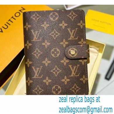 Louis Vuitton Medium Ring Agenda Cover Monogram Canvas R20105 - Click Image to Close