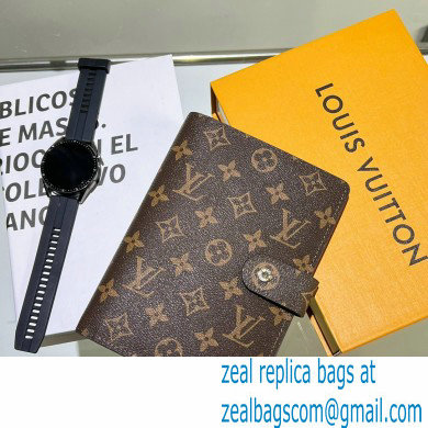 Louis Vuitton Medium Ring Agenda Cover Monogram Canvas R20105