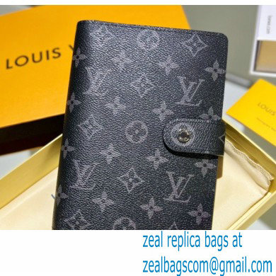 Louis Vuitton Medium Ring Agenda Cover Monogram Eclipse Canvas