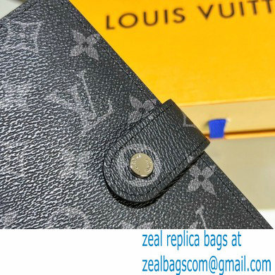 Louis Vuitton Medium Ring Agenda Cover Monogram Eclipse Canvas