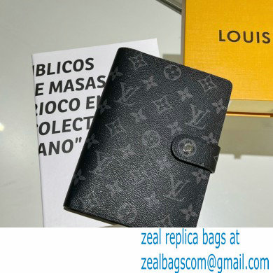 Louis Vuitton Medium Ring Agenda Cover Monogram Eclipse Canvas - Click Image to Close