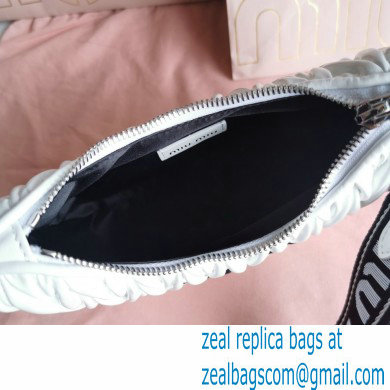 Miu Miu Matelasse cire shoulder bag 5BH211 White - Click Image to Close