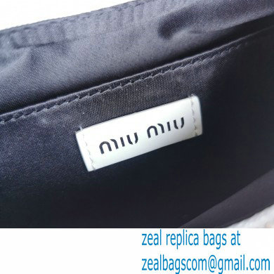 Miu Miu Matelasse cire shoulder bag 5BH211 White - Click Image to Close