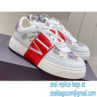 Valentino Low-top VL7N Sneakers in Banded Calfskin Leather 25 2022 - Click Image to Close