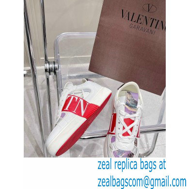 Valentino Low-top VL7N Sneakers in Banded Calfskin Leather 25 2022 - Click Image to Close