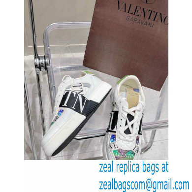 Valentino Low-top VL7N Sneakers in Banded Calfskin Leather 26 2022 - Click Image to Close