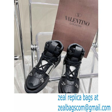 Valentino Mid-Top VL7N Sneakers in Banded Calfskin Leather 01 2022