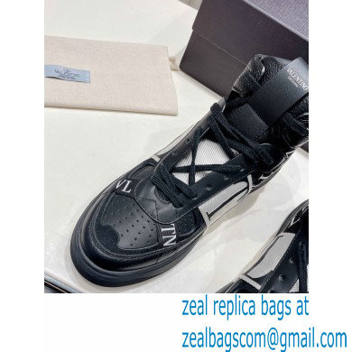 Valentino Mid-Top VL7N Sneakers in Banded Calfskin Leather 01 2022