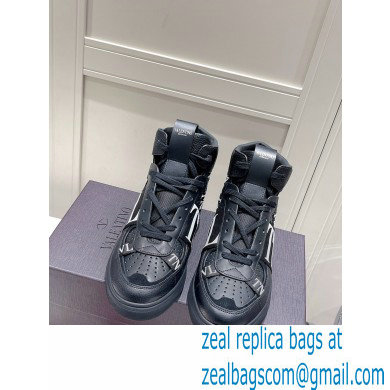 Valentino Mid-Top VL7N Sneakers in Banded Calfskin Leather 02 2022