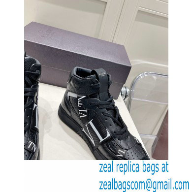 Valentino Mid-Top VL7N Sneakers in Banded Calfskin Leather 02 2022