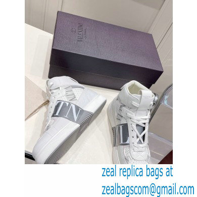 Valentino Mid-Top VL7N Sneakers in Banded Calfskin Leather 05 2022