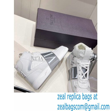 Valentino Mid-Top VL7N Sneakers in Banded Calfskin Leather 05 2022