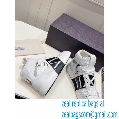 Valentino Mid-Top VL7N Sneakers in Banded Calfskin Leather 06 2022