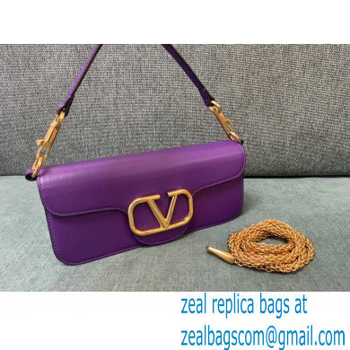 Valentino VLogo Signature Loco Shoulder Bagpurple 2022