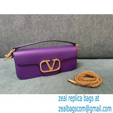 Valentino VLogo Signature Loco Shoulder Bagpurple 2022