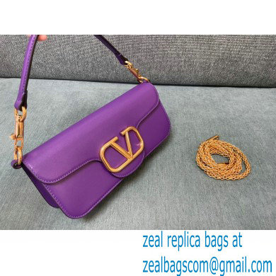 Valentino VLogo Signature Loco Shoulder Bagpurple 2022