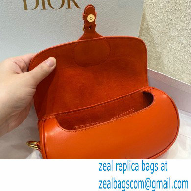 dior orange Box Calfskin Bobby East-West Bag