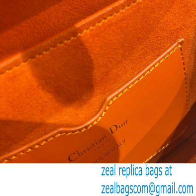 dior orange Box Calfskin Bobby East-West Bag