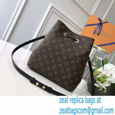 louis vuitton Monogram canvas NeoNoe MM bucket bag BLACK - Click Image to Close