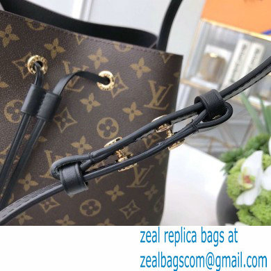 louis vuitton Monogram canvas NeoNoe MM bucket bag BLACK - Click Image to Close