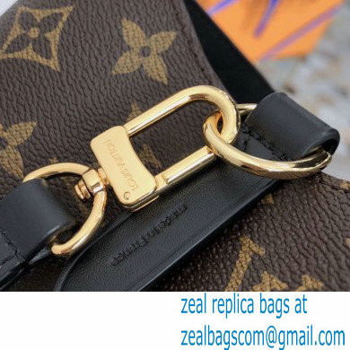 louis vuitton Monogram canvas NeoNoe MM bucket bag BLACK