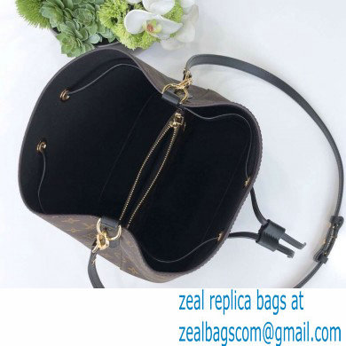 louis vuitton Monogram canvas NeoNoe MM bucket bag BLACK - Click Image to Close