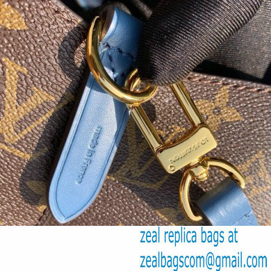 louis vuitton Monogram canvas NeoNoe MM bucket bag BLUE