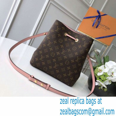 louis vuitton Monogram canvas NeoNoe MM bucket bag PINK - Click Image to Close