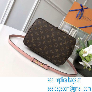 louis vuitton Monogram canvas NeoNoe MM bucket bag PINK