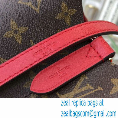 louis vuitton Monogram canvas NeoNoe MM bucket bag RED