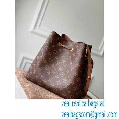 louis vuitton Monogram canvas NeoNoe MM bucket bag caramel - Click Image to Close