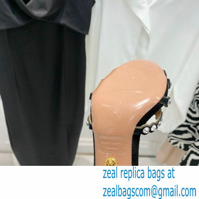 Aquazzura Heel 10.5cm Tequila Plexi Sandals Black 2022