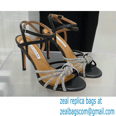 Aquazzura Heel 10cm Celeste Sandals Black 2022